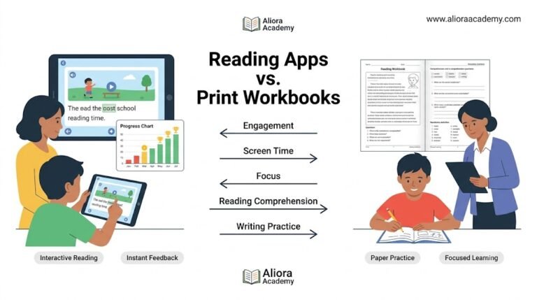 Reading Apps vs. Print Workbooks: Which Is Better?